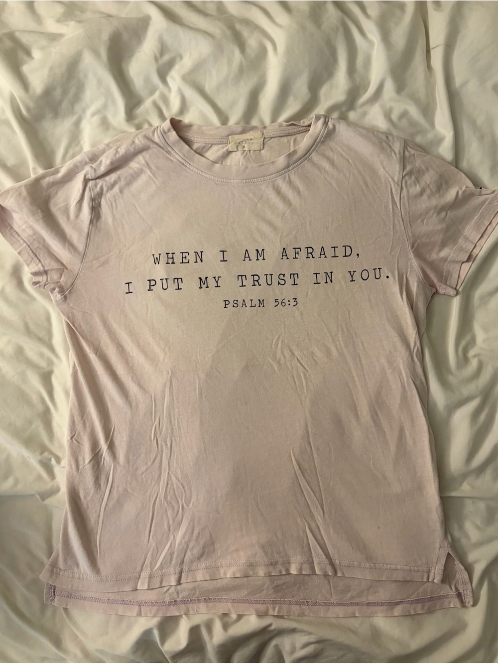 White Psalms 56 Tee Shirt